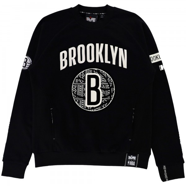 Кофта Brooklyn Nets NBA x Two Hype Unisex Culture & Hoops Heavyweight Pullover – Black