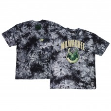 Футболка Milwaukee Bucks NBA x Two Hype Unisex Culture & Hoops Tie-Dye – Black