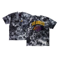 Футболка Los Angeles Lakers NBA x Two Hype Unisex Culture & Hoops Tie-Dye – Black