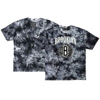 Футболка Brooklyn Nets NBA x Two Hype Unisex Culture & Hoops Tie-Dye – Black