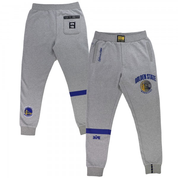 Спортивные штаны Golden State Warriors NBA x Two Hype Unisex Culture & Hoops Heavyweight – Heather Gray