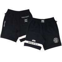 Шорты Brooklyn Nets NBA x Two Hype Unisex Culture & Hoops Premium Classic Fleece – Black