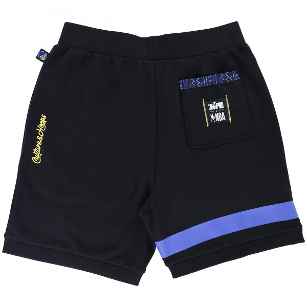 Шорты Golden State Warriors NBA x Two Hype Unisex Culture & Hoops Premium Classic Fleece – Black