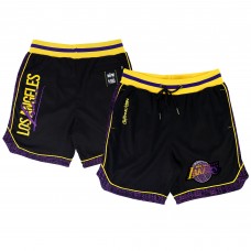 Шорты Los Angeles Lakers NBA x Two Hype Unisex Culture & Hoops Double Mesh&nbsp;– Black