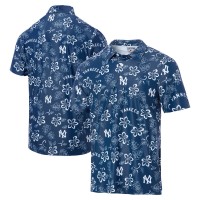 New York Yankees Reyn Spooner Navy Cooperstown Collection Performance Polo