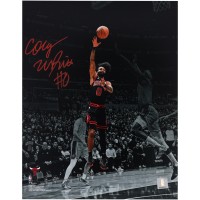 Coby White Chicago Bulls Autographed Fanatics Authentic 11 x 14 Shoots vs. Los Angeles Lakers Spotlight Photograph