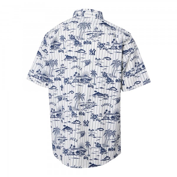Рубашка New York Yankees Reyn Spooner White Cooperstown Collection Kekai
