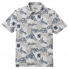 New York Yankees Reyn Spooner White Pua Performance Polo