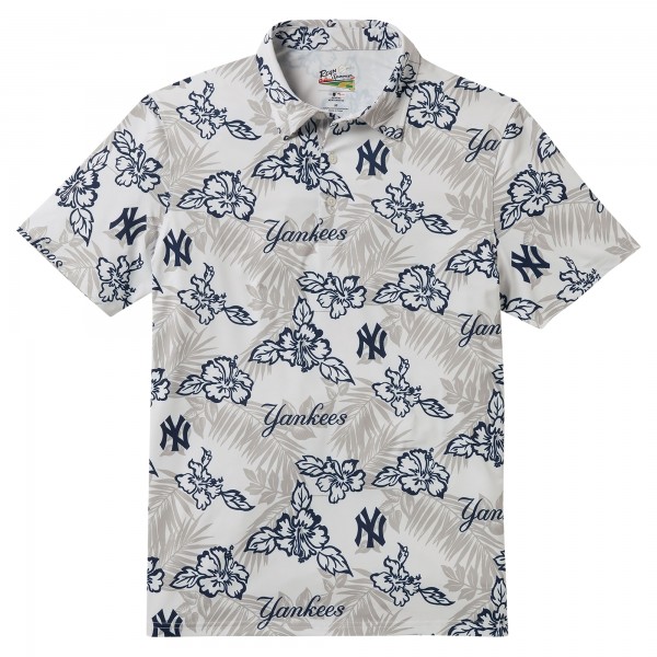 New York Yankees Reyn Spooner White Pua Performance Polo