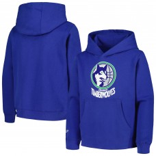 Толстовка Minnesota Timberwolves Mitchell & Ness Youth Hardwood Classics Retro Logo - Blue