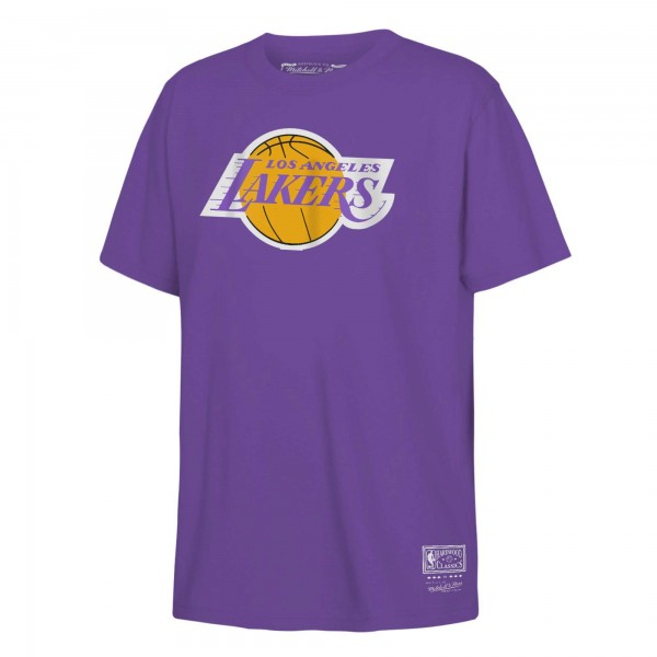 Футболка Los Angeles Lakers Mitchell & Ness Youth Hardwood Classics Retro Logo - Purple