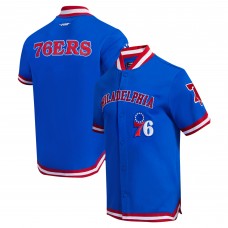 Philadelphia 76ers Pro Standard Royal Classic Warm-Up Full-Snap Jacket