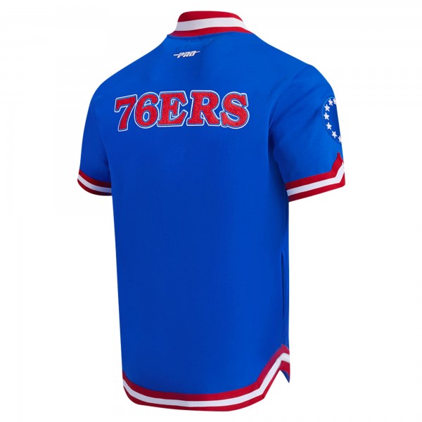 Philadelphia 76ers Pro Standard Royal Classic Warm-Up Full-Snap Jacket