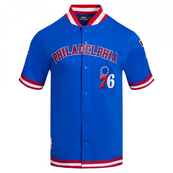 Philadelphia 76ers Pro Standard Royal Classic Warm-Up Full-Snap Jacket
