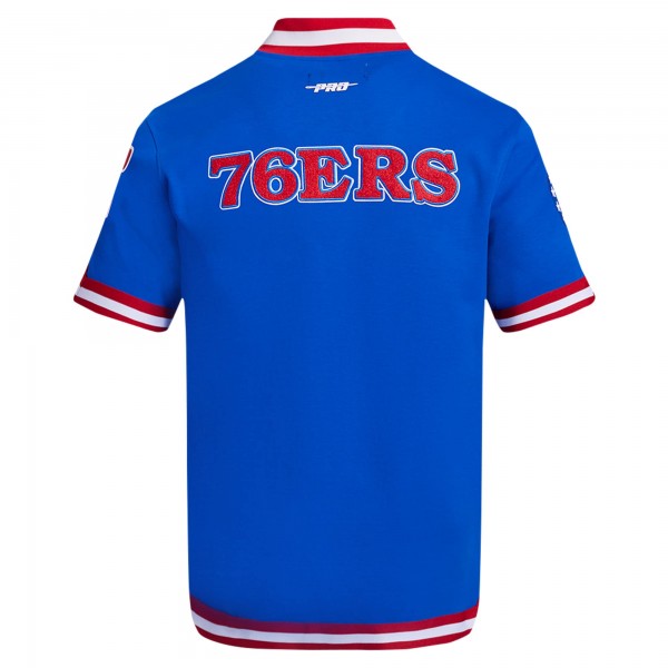 Philadelphia 76ers Pro Standard Royal Classic Warm-Up Full-Snap Jacket