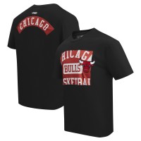 Футболка Chicago Bulls Pro Standard Black Made To Play Drop Shoulder