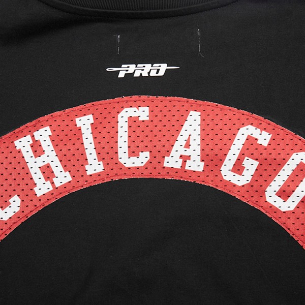 Футболка Chicago Bulls Pro Standard Black Made To Play Drop Shoulder