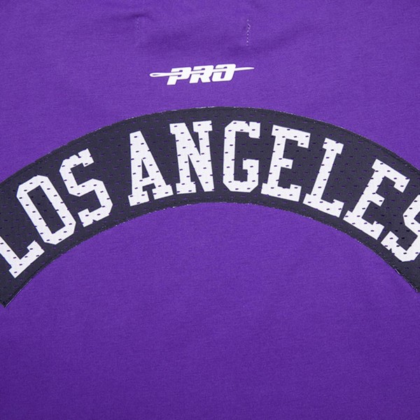 Футболка Los Angeles Lakers Pro Standard Made To Play Drop Shoulder - Purple