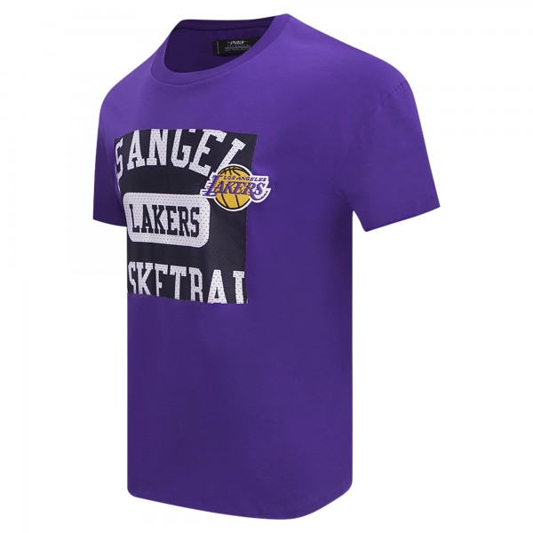 Футболка Los Angeles Lakers Pro Standard Made To Play Drop Shoulder - Purple