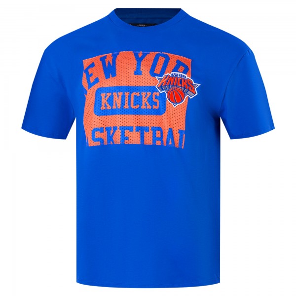 Футболка New York Knicks Pro Standard Made To Play Drop Shoulder - Royal