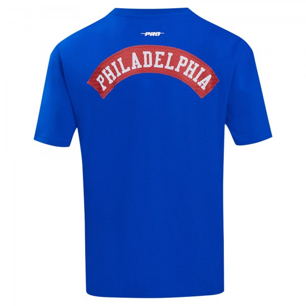 Philadelphia 76ers Pro Standard Royal Made To Play Drop Shoulder T-Shirt