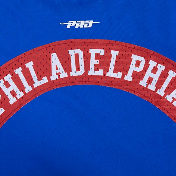 Philadelphia 76ers Pro Standard Royal Made To Play Drop Shoulder T-Shirt