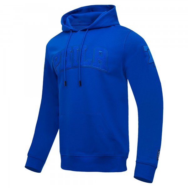 Philadelphia 76ers Pro Standard Royal Triple Tonal DK Pullover Hoodie Jacket