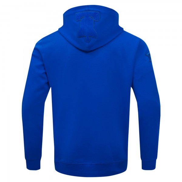 Philadelphia 76ers Pro Standard Royal Triple Tonal DK Pullover Hoodie Jacket