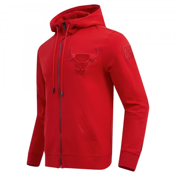 Толстовка на молнии Chicago Bulls Pro Standard Triple Tonal DK - Red