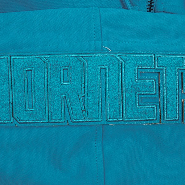 Толстовка на молнии Charlotte Hornets Pro Standard Triple Tonal DK - Teal