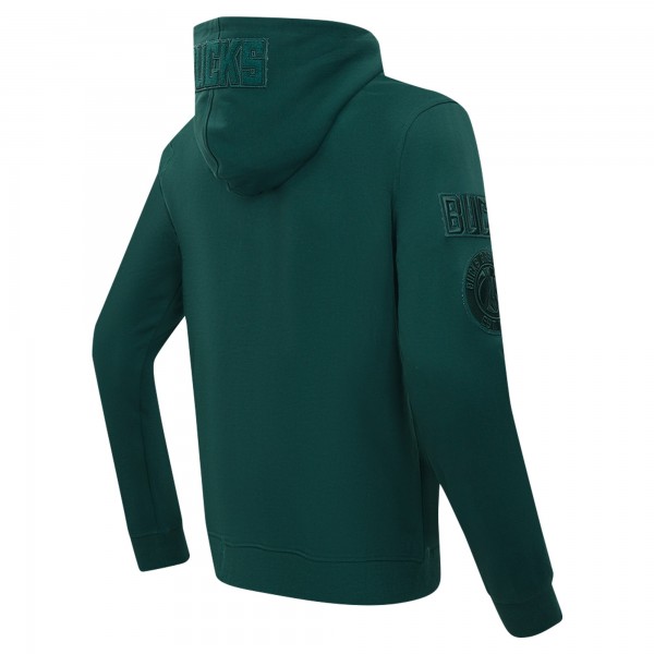 Milwaukee Bucks Pro Standard Hunter Green Triple Tonal DK Full-Zip Hoodie Jacket