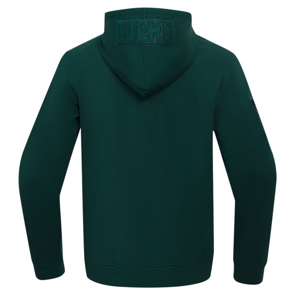 Milwaukee Bucks Pro Standard Hunter Green Triple Tonal DK Full-Zip Hoodie Jacket