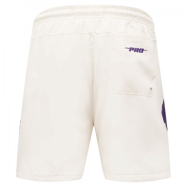 Шорты Los Angeles Lakers Pro Standard Cream Triple Tonal Woven