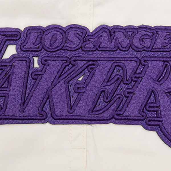 Шорты Los Angeles Lakers Pro Standard Cream Triple Tonal Woven