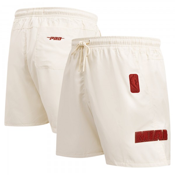 Шорты Miami Heat Pro Standard Cream Triple Tonal Woven