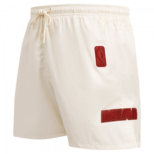 Шорты Miami Heat Pro Standard Cream Triple Tonal Woven