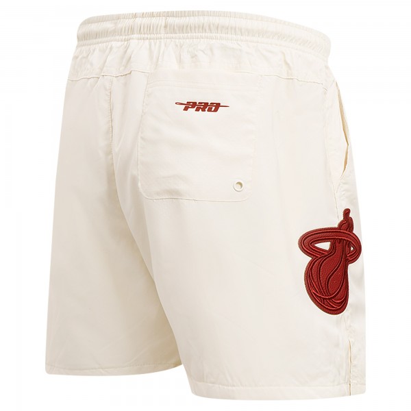 Шорты Miami Heat Pro Standard Cream Triple Tonal Woven