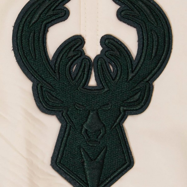 Milwaukee Bucks Pro Standard Cream Triple Tonal Woven Shorts