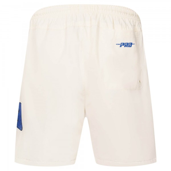 Philadelphia 76ers Pro Standard Cream Triple Tonal Woven Shorts
