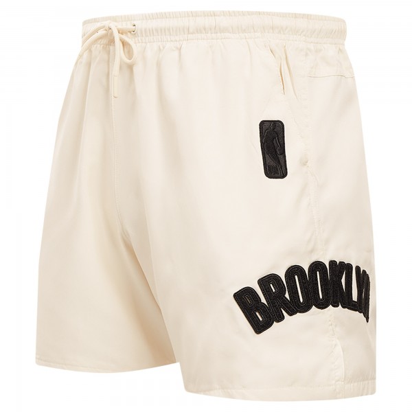 Шорты Brooklyn Nets Pro Standard Triple Tonal Woven - Cream