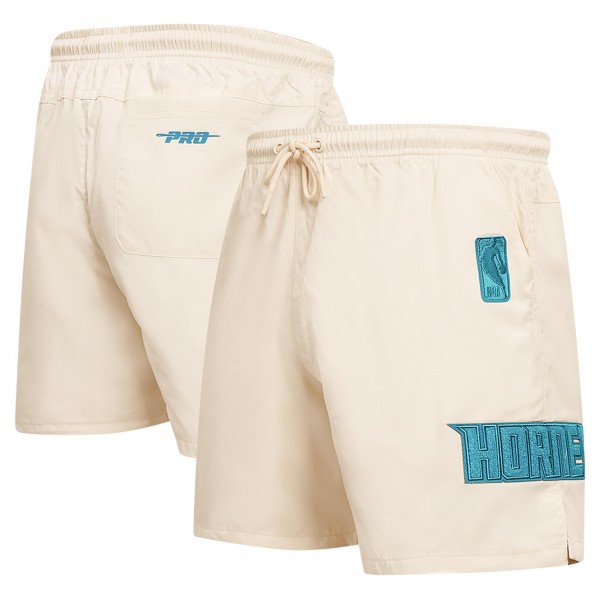 Шорты Charlotte Hornets Pro Standard Triple Tonal Woven - Cream