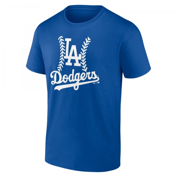 Los Angeles Dodgers Royal Personalized Name & Number Fastball T-Shirt