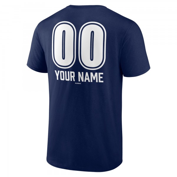 New York Yankees Navy Personalized Name & Number Fastball T-Shirt