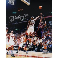 Patrick Ewing New York Knicks Autographed Fanatics Authentic 8 x 10 Fadeaway Shot vs. Miami Heat Photograph