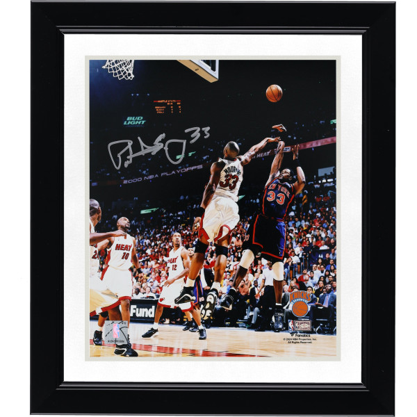 Фото с автографом Patrick Ewing New York Knicks Fanatics Authentic 8 x 10 Fadeaway Shot vs. Miami Heat