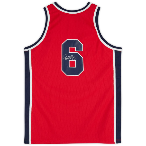 Джерси с автографом Patrick Ewing Team USA Fanatics Authentic Red Mitchell & Ness 1984 Authentic