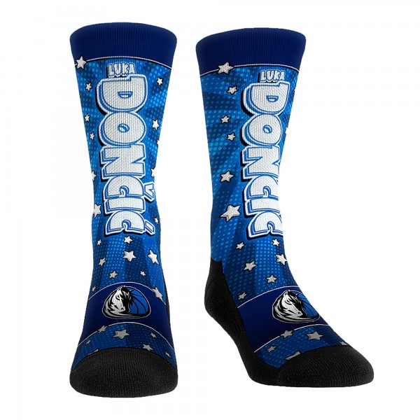 Три пары носков Luka Dončić Dallas Mavericks Rock Em Socks Unisex Bobblehead Crew