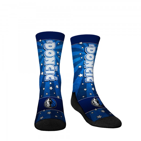 Три пары носков Luka Dončić Dallas Mavericks Rock Em Socks Youth Bobblehead Crew