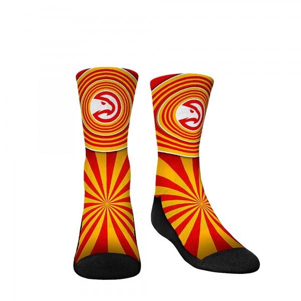 Три пары носков Trae Young Atlanta Hawks Rock Em Socks Youth Bobblehead Crew