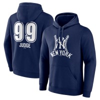 Толстовка New York Yankees Aaron Judge Navy Fastball Player Name & Number